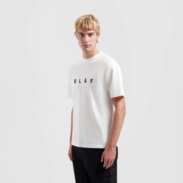 Olaf Embroidery T-shirt Wit