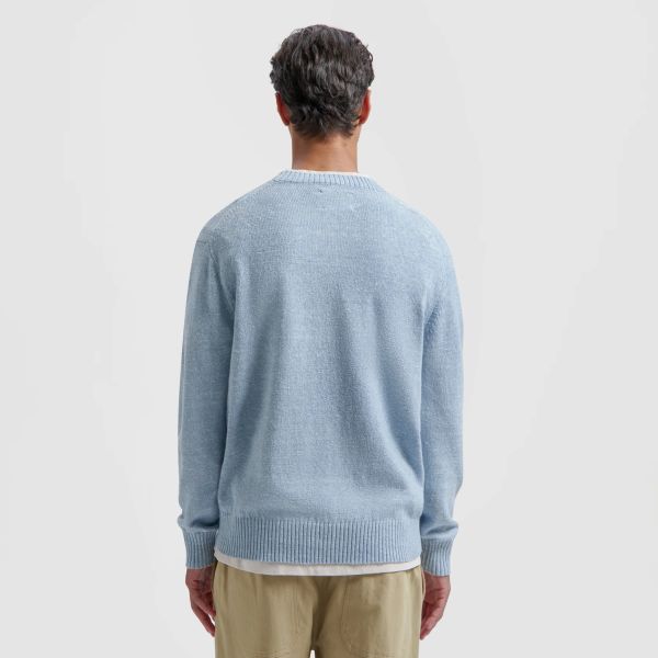 Olaf Essential Knit Sweater Licht Blauw