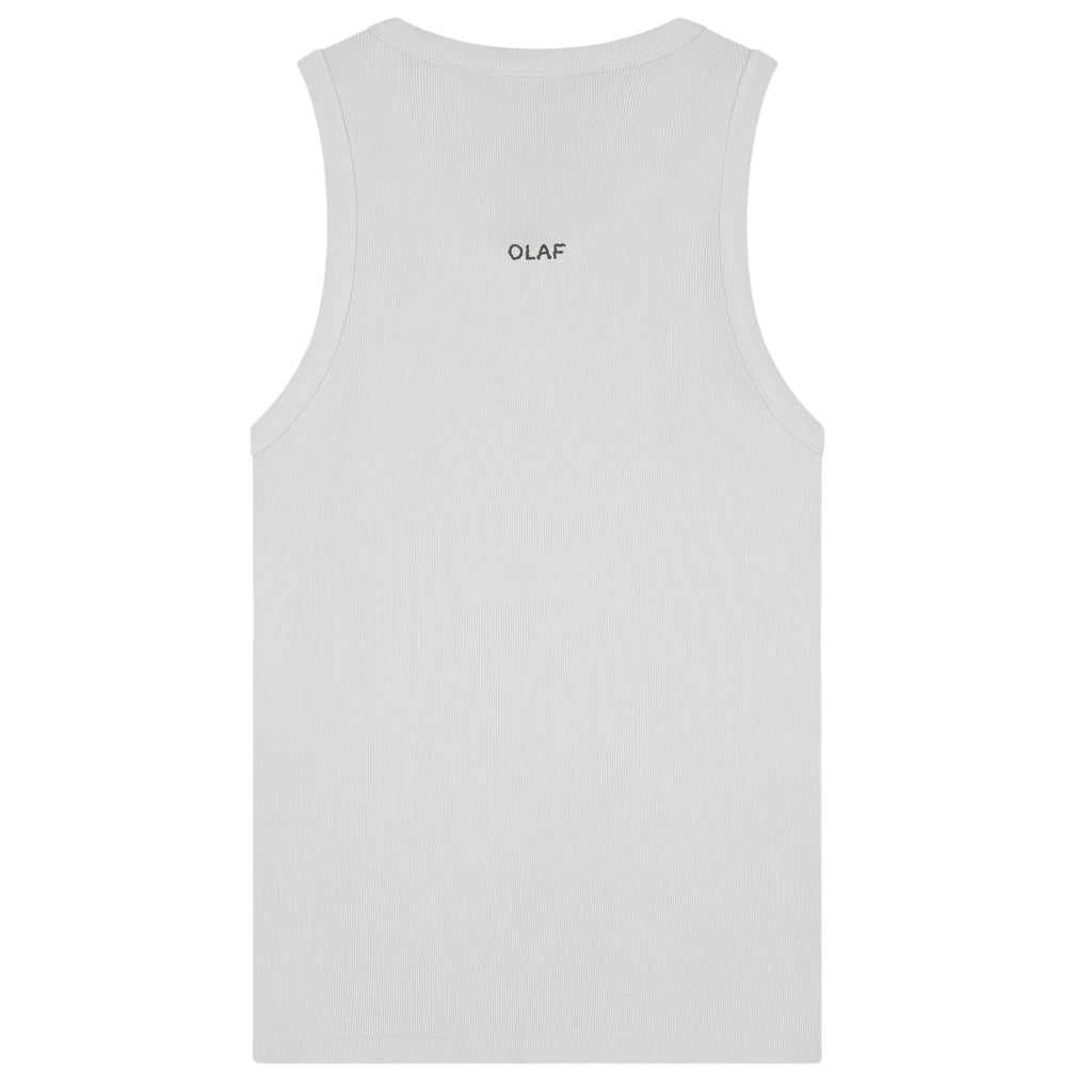 Olaf Essential Rib Tank Top Wit