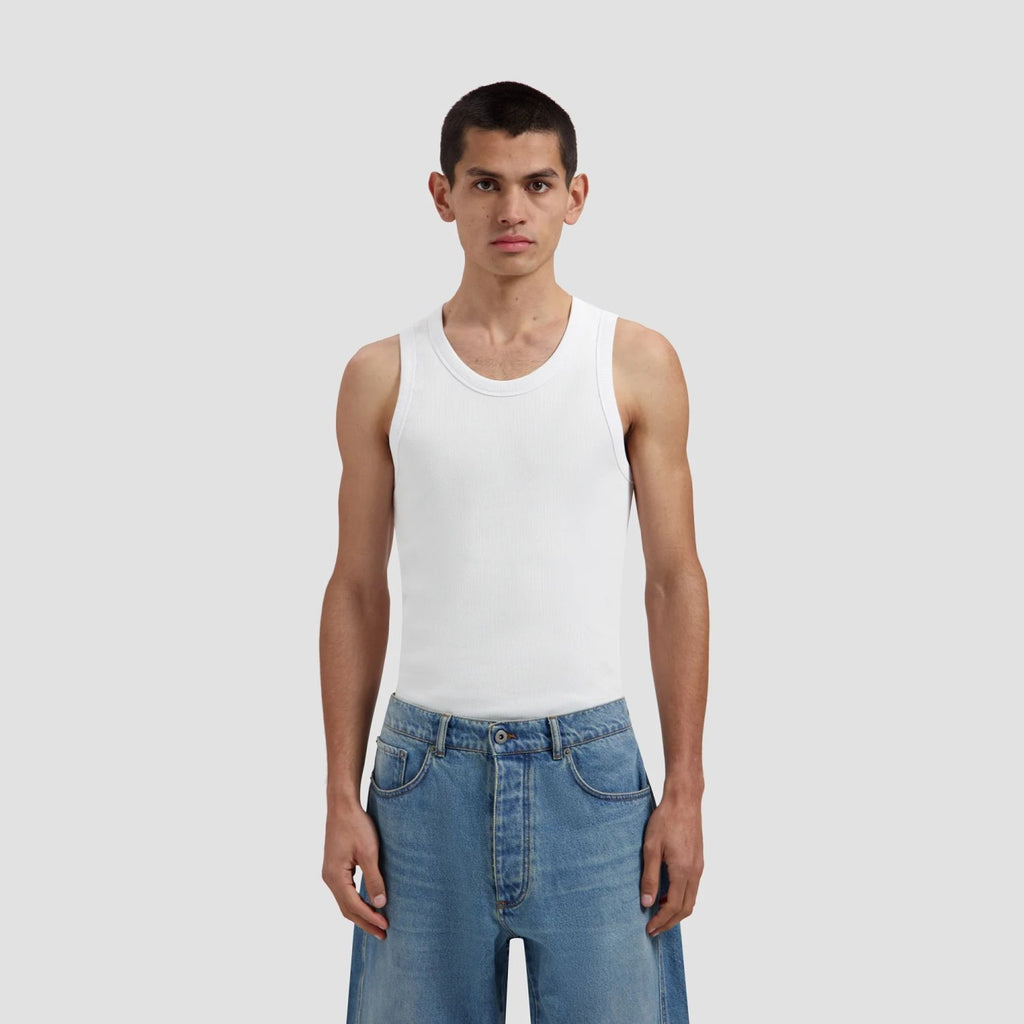 Olaf Essential Rib Tank Top Wit