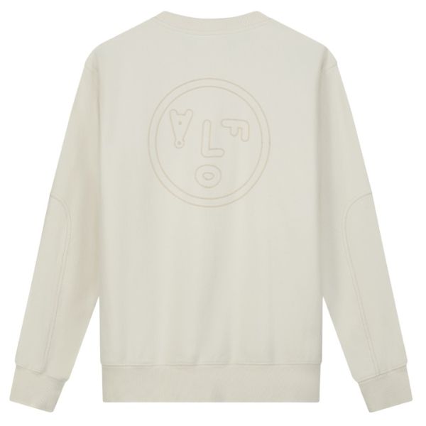 Olaf Face Chainstitch Sweater Off White