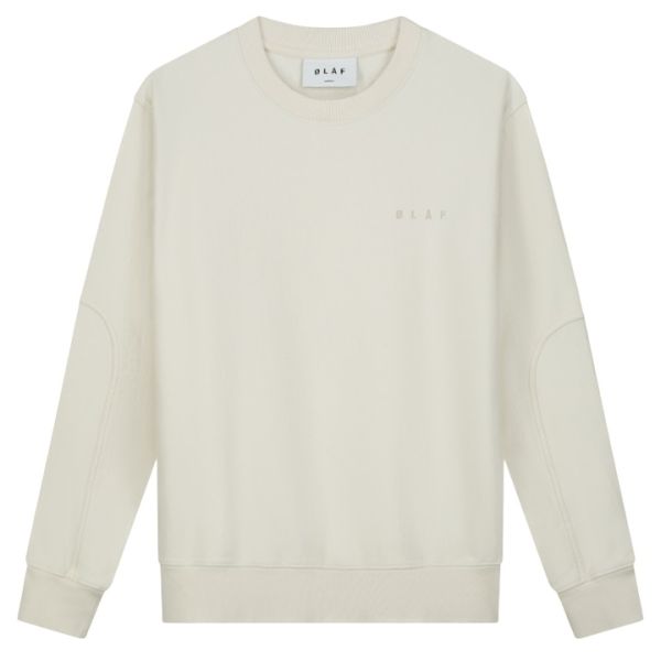 Olaf Face Chainstitch Sweater Off White