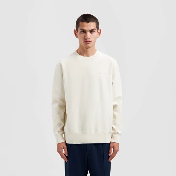 Olaf Face Chainstitch Sweater Off White