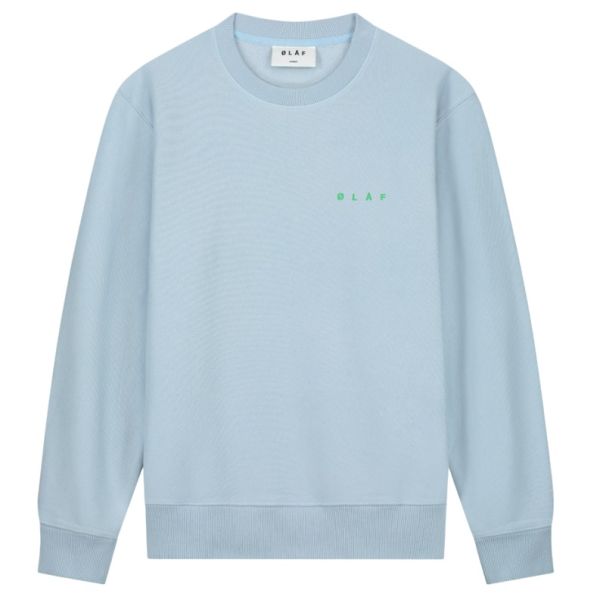 Olaf Face Crayon Sweater Licht Blauw