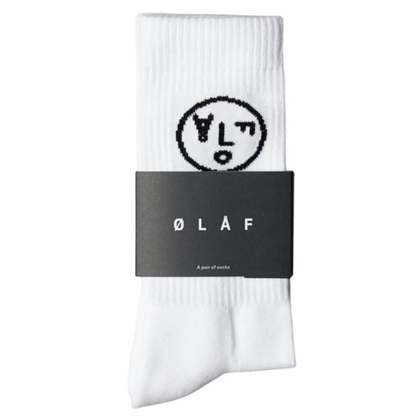 Olaf Face Sokken Wit