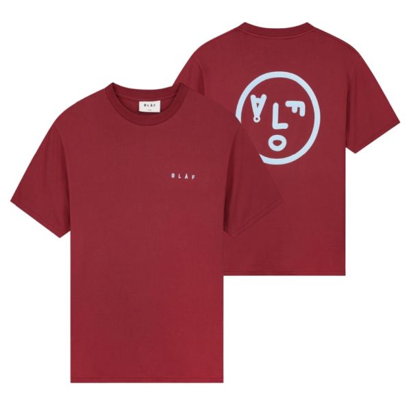 Olaf Face T-shirt Bordeaux