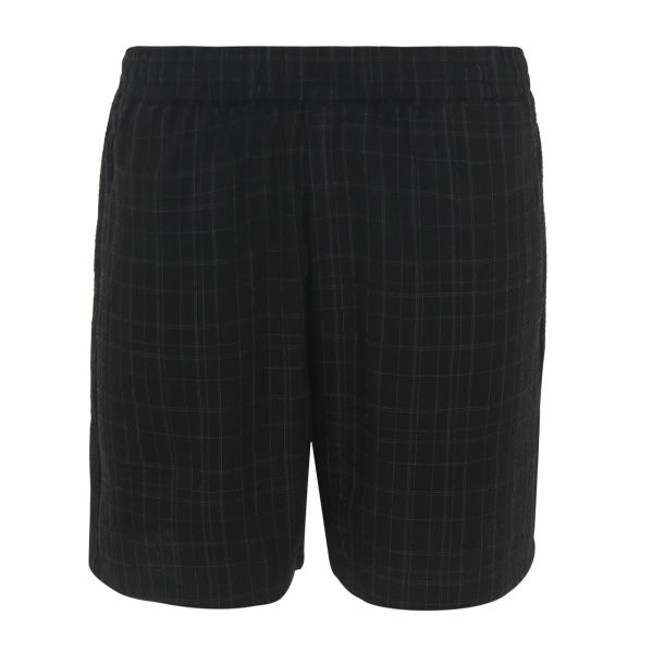 Olaf Fine Check Camp Korte Broek Zwart