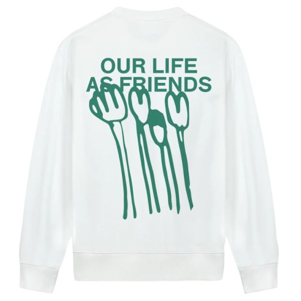 Olaf Flower Poster Sweater Wit