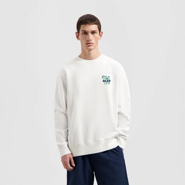 Olaf Flower Poster Sweater Wit