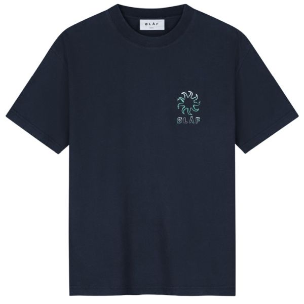 Olaf Gradient Sun T-shirt Washed Navy
