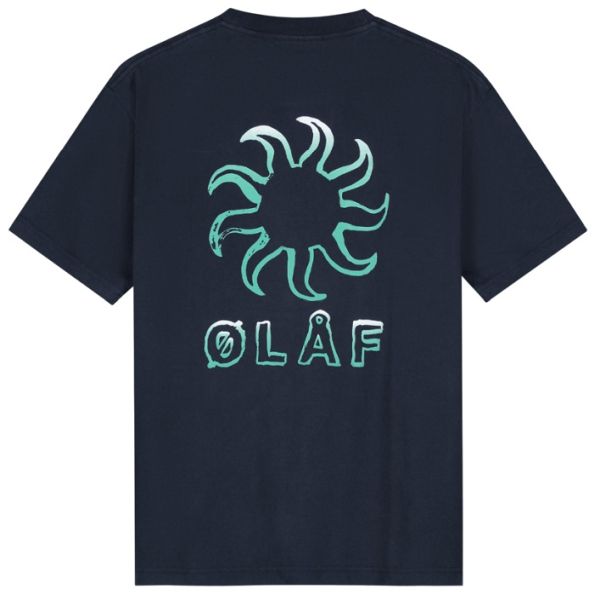 Olaf Gradient Sun T-shirt Washed Navy