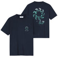 Olaf Gradient Sun T-shirt Washed Navy