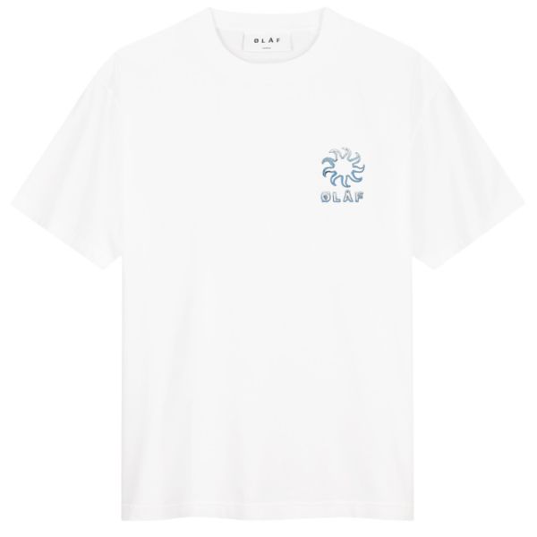 Olaf Gradient Sun T-shirt Wit