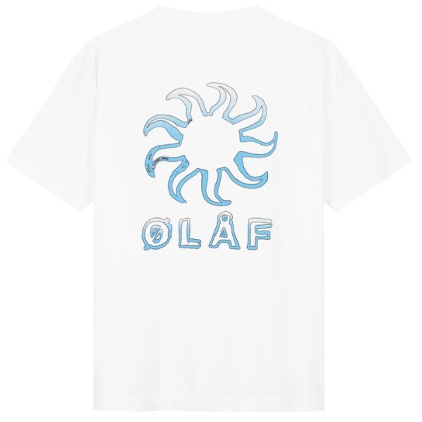 Olaf Gradient Sun T-shirt Wit