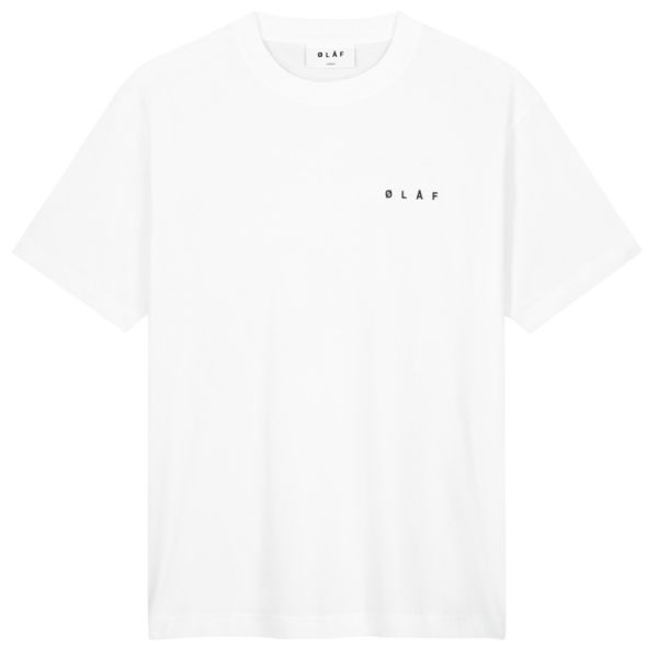 Olaf Graphite T-shirt Wit