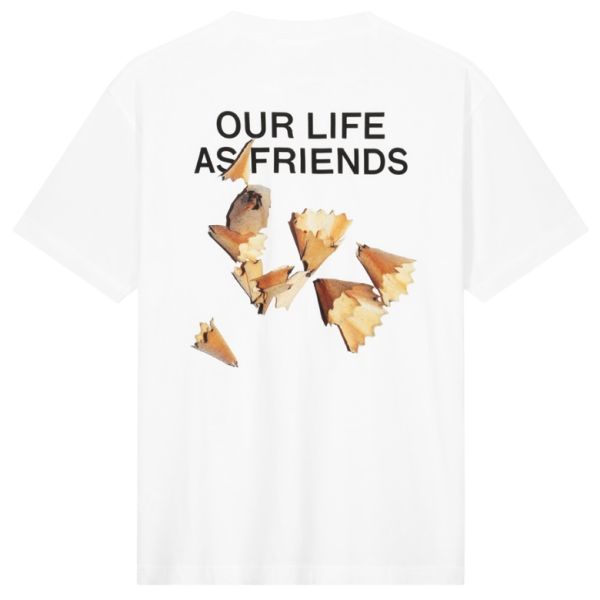 Olaf Graphite T-shirt Wit