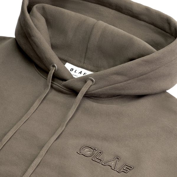 olaf heavyweight studio hoodie donker groen