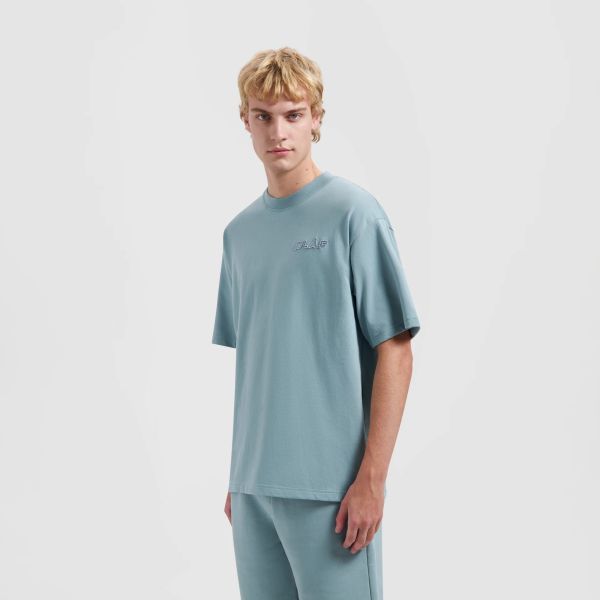 Olaf Heavyweight Studio T-shirt Blauw