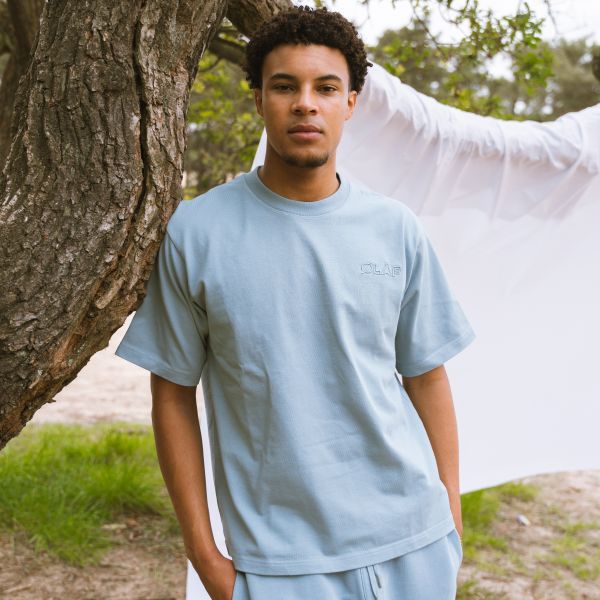 Olaf Heavyweight Studio T-shirt Blauw