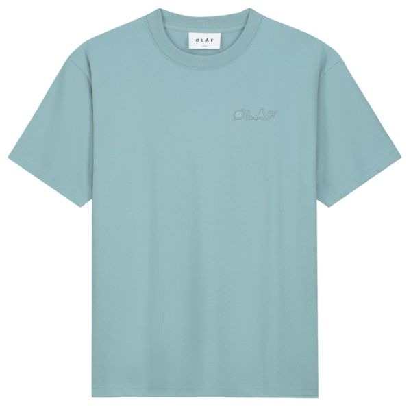 Olaf Heavyweight Studio T-shirt Blauw