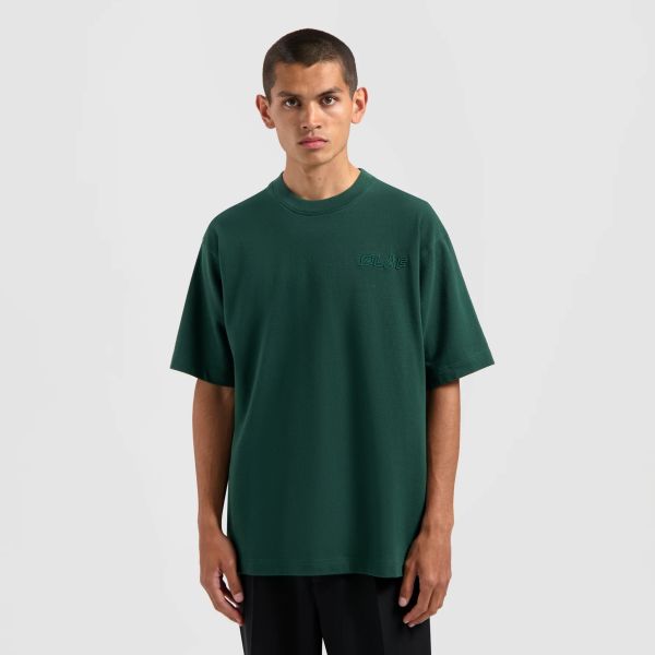 Olaf Heavyweight Studio T-shirt Donker Groen