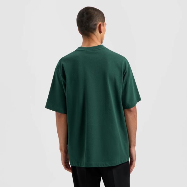 Olaf Heavyweight Studio T-shirt Donker Groen