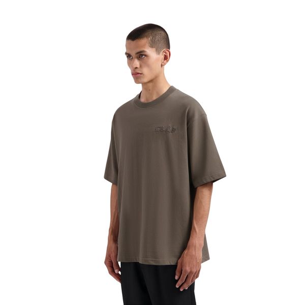 olaf heavyweight studio t-shirt donker groen