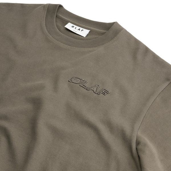 olaf heavyweight studio t-shirt donker groen