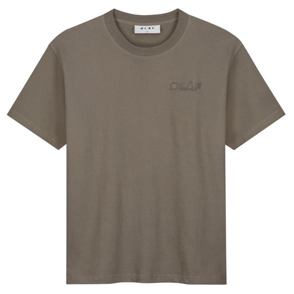 olaf heavyweight studio t-shirt donker groen