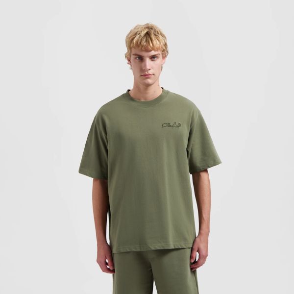 Olaf Heavyweight Studio T-shirt Groen