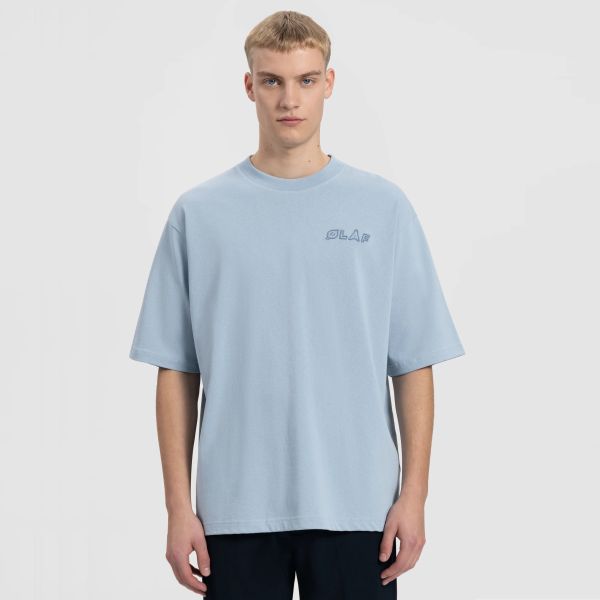 Olaf Heavyweight Studio T-shirt Licht Blauw