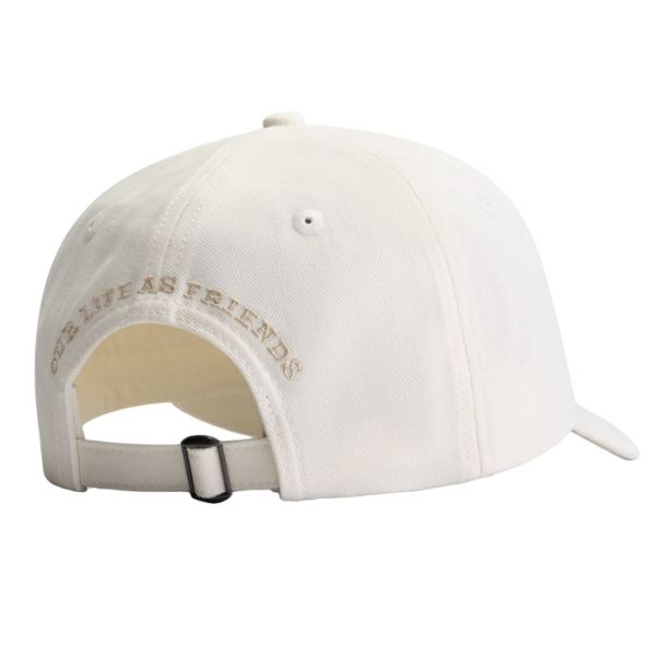 Olaf Herringbone Cap Off White