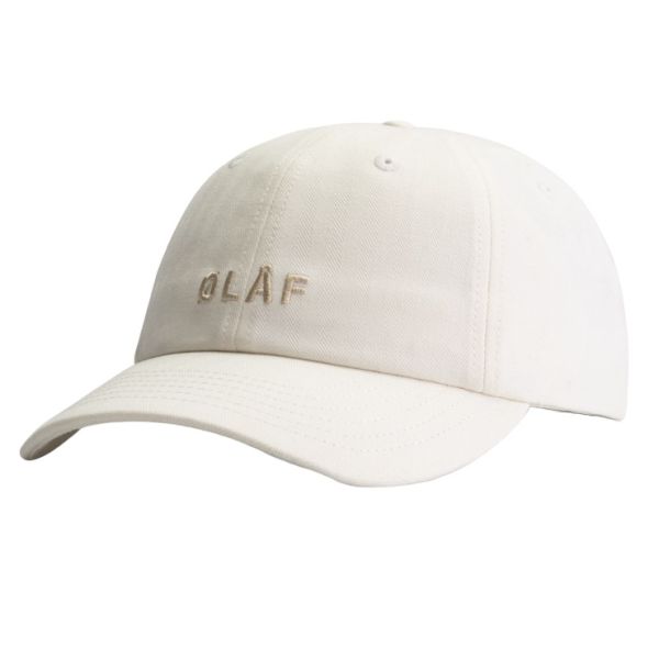 Olaf Herringbone Cap Off White