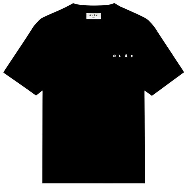 Olaf Ink Logo T-shirt Zwart