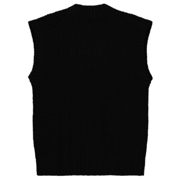 Olaf Knitted Vest Zwart