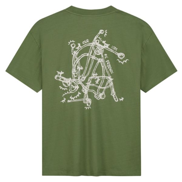 Olaf Knot T-shirt Groen