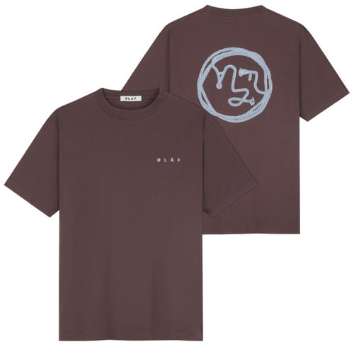 Olaf Lasso Face T-shirt Bruin
