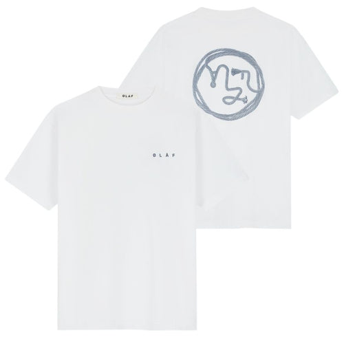 Olaf Lasso Face T-shirt Wit