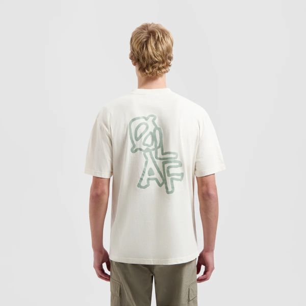 Olaf Layered Logo T-shirt Off White
