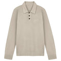 Olaf Lightweight Knitted Polo Off White