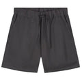 Olaf Linen Blend Korte Broek Antraciet