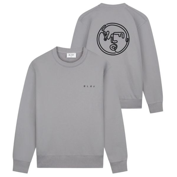 Olaf Nostalgia Face Sweater Grijs