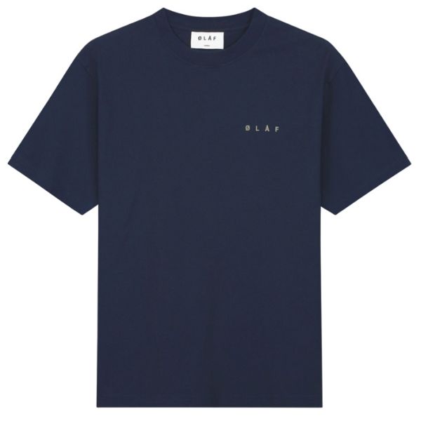 Olaf Nostalgia Face T-shirt Navy