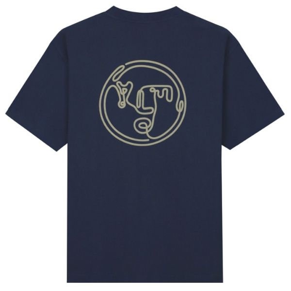 Olaf Nostalgia Face T-shirt Navy