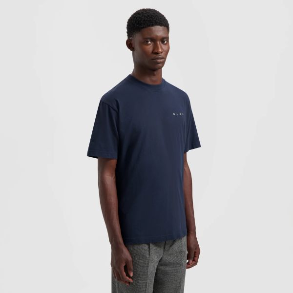 Olaf Nostalgia Face T-shirt Navy