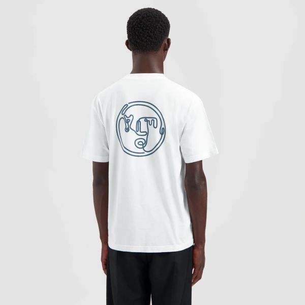 Olaf Nostalgia Face T-shirt Wit