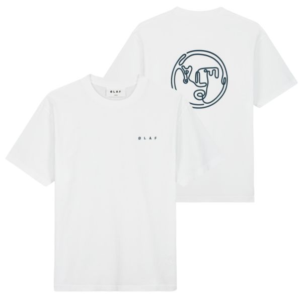 Olaf Nostalgia Face T-shirt Wit