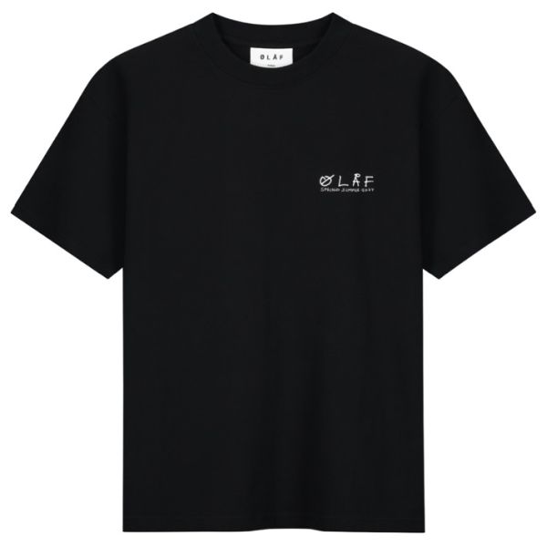 Olaf Notes T-shirt Zwart