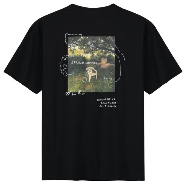 Olaf Notes T-shirt Zwart