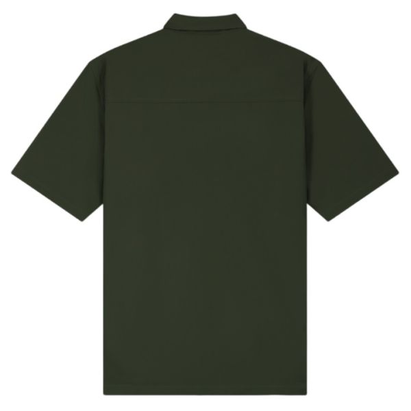 Olaf Nylon Overhemd Donker Groen